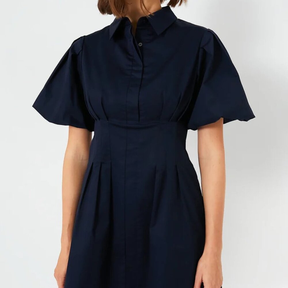 Tuckernuck Navy Mini Delaney Dress